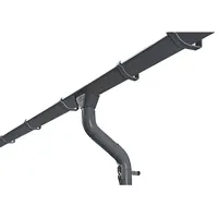 SKANHOLZ Regenrinne für Pavillon Cannes 1 10 cm Grau