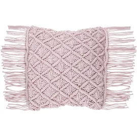 Beliani Dekokissen YANIKLAR 40 x 40 cm Rosa