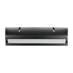 Licht-Erlebnisse Schwarze Wandleuchte außen IP54 blendarm BIEZEN
