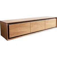 DeLife TV-Board Stonegrace Akazie Natur 145 cm 3 Türen