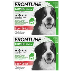 FRONTLINE COMBO Hund & Heim gegen Zecken Flöhe Larven 40-60 kg