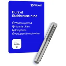 Duravit Universal Handbrause, 1 Strahlart, UV0642001070,