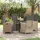 vidaXL Garten Essgruppe 5-tlg. Beige