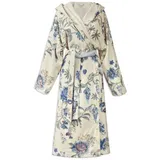 Pip Studio Bademantel Secret Garden Weiß-Blau XXL
