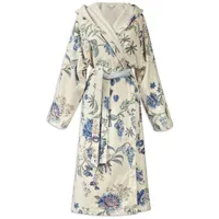 Pip Studio Bademantel Secret Garden Weiß-Blau XXL