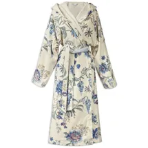 Pip Studio Bademantel Secret Garden Weiß-Blau XXL