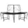 vidaXL Baumbank 160 x 80 x 89 cm Schwarz