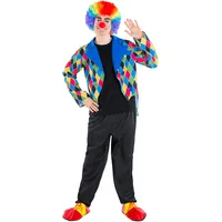 tectake® Herrenkostüm Clown Oleg