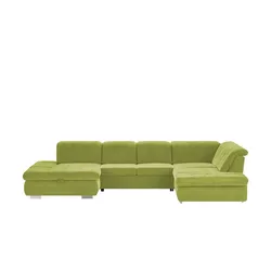 Lounge Collection Wohnlandschaft mit verschiedenen Funktionen Spencer ¦ grün ¦ Maße (cm): B: 382 H: 102 T: 260.0