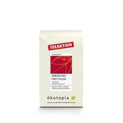 Ökotopia Darjeeling First Flush Schwarztee Teeaktion bio 250g