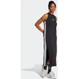 adidas Sportswear Shirtkleid ESSENTIALS 3-STREIFEN LONG RACERBACK ärmelloses Racerback-Design, sportlicher Stil, ohne Verschluss schwarz XL (46/48)