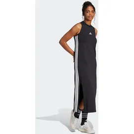 adidas Sportswear Shirtkleid ESSENTIALS 3-STREIFEN LONG RACERBACK ärmelloses Racerback-Design, sportlicher Stil, ohne Verschluss schwarz XL (46/48)