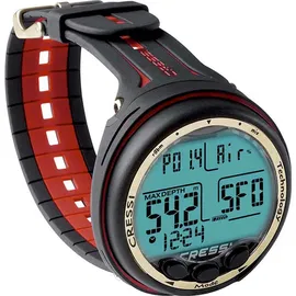 Cressi Giotto Diving Computer, Schwarz/Rot, KS740058