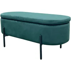 byLIVING Bank NOVA, Breite 95 cm, dunkelgrün
