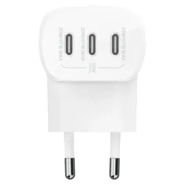 Belkin BoostCharge USB-C®-Ladegerät, 3 Anschlüssen und PPS (67 W)