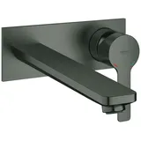 Grohe Lineare 2-Loch-Waschtischbatterie Hard Graphite