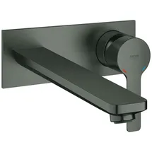 Grohe Lineare 2-Loch-Waschtischbatterie Hard Graphite