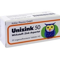 Köhler Pharma GmbH Unizink 50 magensaftresistente Tabletten 50 St.