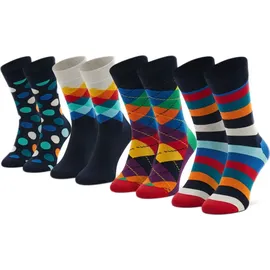 Happy Socks Unisex 4-pack Multi-color Gift Set, Multi, 41-46