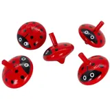 Gico Marienkäfer Holzkreisel Set 6463