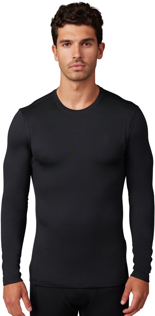 FOX Tecbase Fire Baselayer Functioneel overhemd, zwart, M