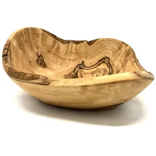 D.O.M. Die Olivenholz Manufaktur Schale rustikal 12-14 cm) aus Olivenholz