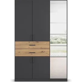Rauch Drehtürenschrank Maika 136 x 210 x 54 cm Grau