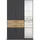 Rauch Drehtürenschrank Maika 136 x 210 x 54 cm Grau