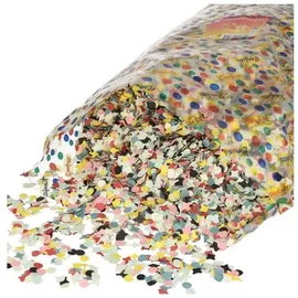 Papstar Konfetti Papier 1000 g 12 St. Bunt