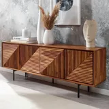 Wohnling Lowboard Holz Fernsehkommode Fernsehschrank