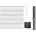 Alberts Alberts Doppelstabmattenzaun Grundset 100 Pfosten 60x40 mm