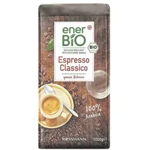 ROSSMANN enerBiO Espresso Classico Bio-Kaffeebohnen, Arabicabohnen kräftig, 1,0 kg
