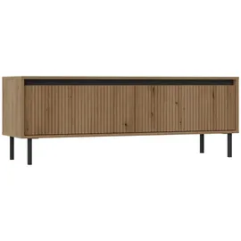 masseno OSTIA Lowboard 140,2x40x50 cm Gold/MDF