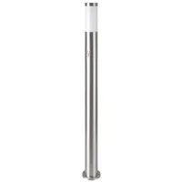 ETC Shop LED Stehleuchte silber, Bewegungsmelder, H 110 cm
