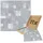 Dalsys Wandpaneel Dalsys Hellgrau Silber 11 St. 30,7 x 30,7 cm