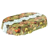 ANRO Tischdecke Wachstuchtischdecke Gartentischdecke Wachstischdecke (Einzelstück 1-tlg), Glatt 140x220cm