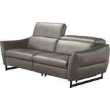 Egoitaliano 2,5-Sitzer »Dafne, elegantes Designsofa mit hohem Sitzkomfort«, wahlw. mit elektrischer Relaxfunktion, Kopfteile manuell verstellbar beige