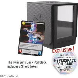 Gamegenic Star Wars: Unlimited Twin Suns Deck Pod Black