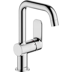 Waschtischmischer Hansabasic Hebel seitlich (Ausführung: Ausladung 150 mm. Hebel seitlich. chrom. ohne Ablaufgarnitur)