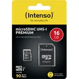 Intenso microSDHC Class 10 UHS-I + SD-Adapter