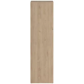 INOSIGN Standvitrine Next 100 x 48,1 x 170,2 cm Weiß/Braun