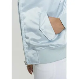 URBAN CLASSICS Satin Jacke Blue S