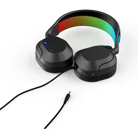 JLab Nightfall Wired Gaming Headset Black Kabelgebunden, 3,5-mm-AUX-Konsolenkabel