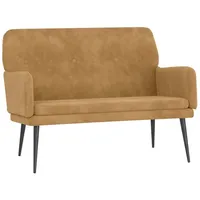 VidaXL Sitzbank, Bank Braun 108x79x79 cm Samt