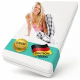 Kaltschaummatratze COZY I Das Beste für Eltern und Erwachsene, Alavya Home®, 16 cm hoch, (Komfortschaummatratze 90x200 cm, CertiPUR zertifizierter Härtegrad H2 Kaltschaum mit waschbarem Bezug, hochwertige Matratze für Eltern und Erwachsene), Made in Europe mit guter Luftzirkulation, ATMUNGSAKTIVE Rollmatratze 90 cm x 200 cm x 16 cm