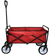 MonsterShop Bollerwagen faltbar rot