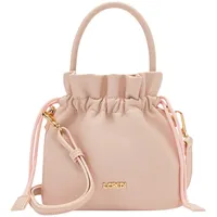 L.Credi Nahla Beuteltasche, Kunstleder, Tunnelzug, für Damen, PUDER