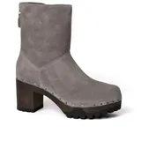 SOFTCLOX OLYMPIA Kaschmir grau (dunkel), Winter, Holz, Clogs, Damen, bequem Stiefelette grau 41