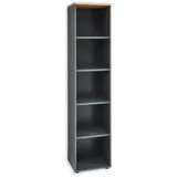 Innostyle Memphis Aktenregal 45 x 197 x 38 cm braun