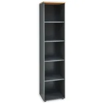 Innostyle Memphis Aktenregal 45 x 197 x 38 cm braun